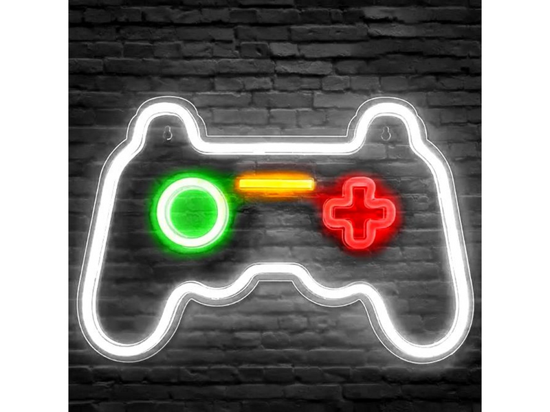 Mecharite - Controller LED Neon Sign - White - Lampe