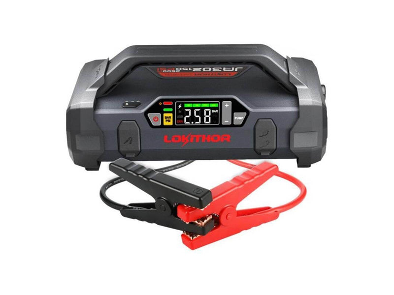 Lokithor Powerbank / Jump starter JA302 2500A 10-150 PSI compressor Powerbank (Akku) - schwarz