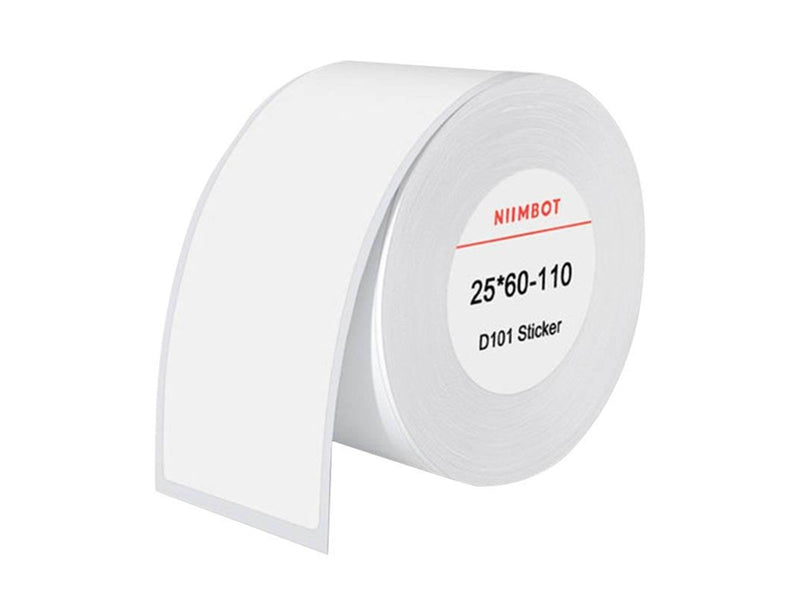 NIIMBOT Thermal labels stickers 25x60 mm 110 pcs (White)