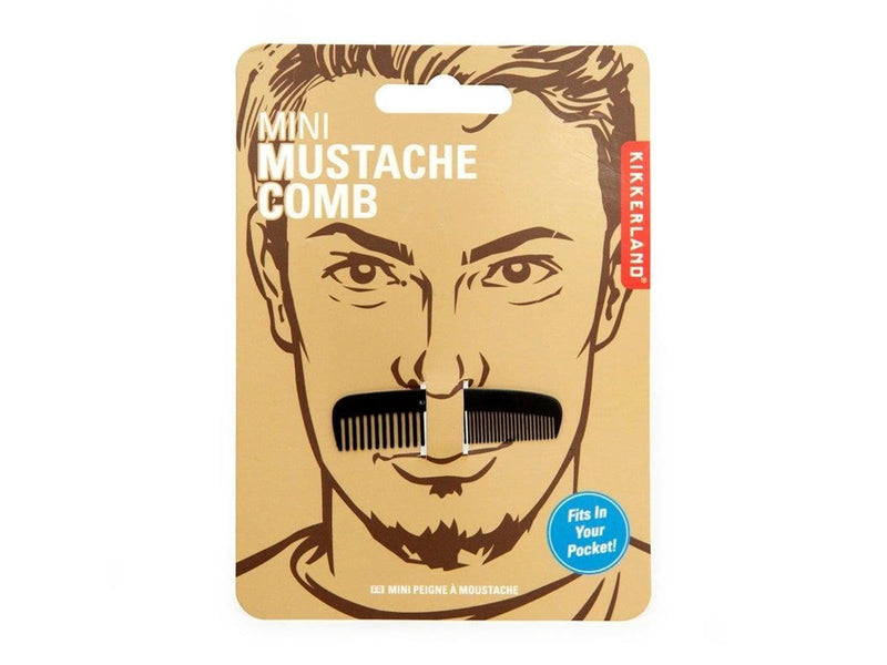 Kikkerland - Mini Mustache Comb