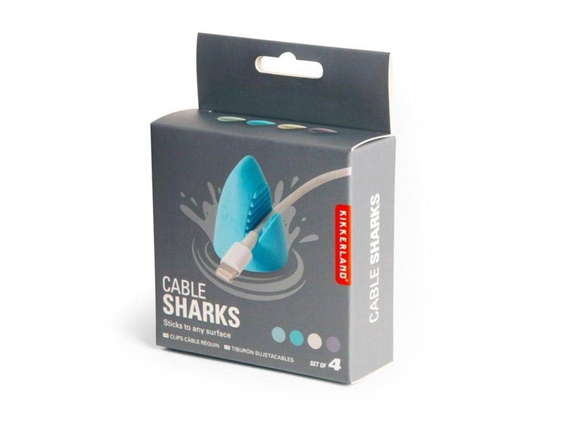Kikkerland - Cable Shark Set Of 4