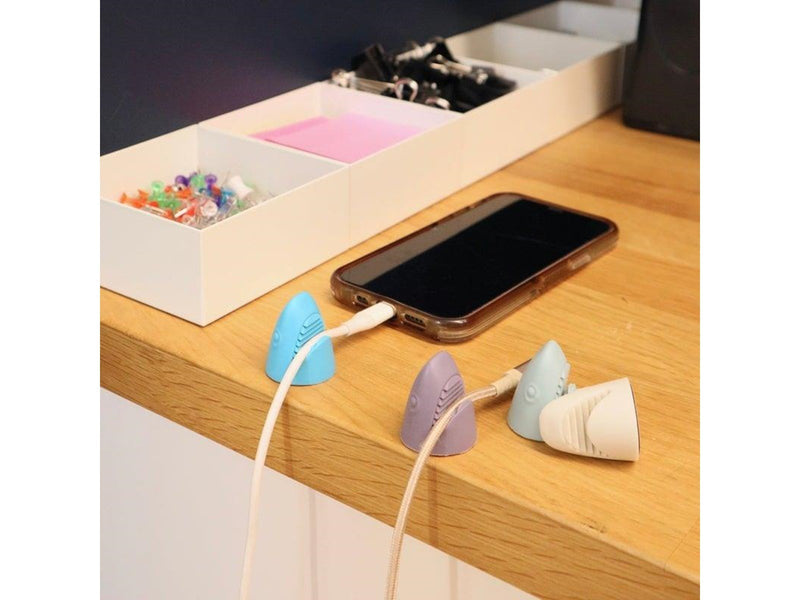 Kikkerland - Cable Shark Set Of 4
