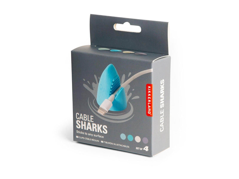 Kikkerland - Cable Shark Set Of 4