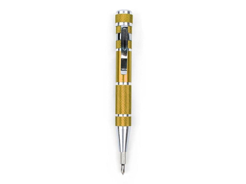 Kikkerland PRECISION 8-IN-1 SCREWDRIVER ASSORTED (CD34-A) Assorted