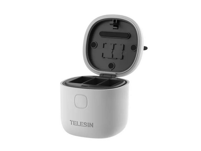 TELESIN 3-slot waterproof charger Allin box for GoPro Hero 12 / Hero 11 / Hero 10 / Hero 9