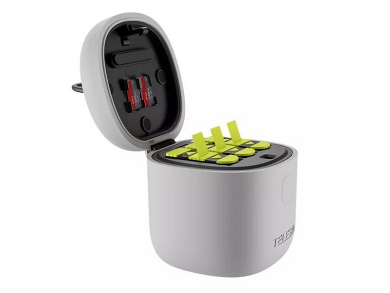 TELESIN 3-slot waterproof charger Allin box for GoPro Hero 12 / Hero 11 / Hero 10 / Hero 9