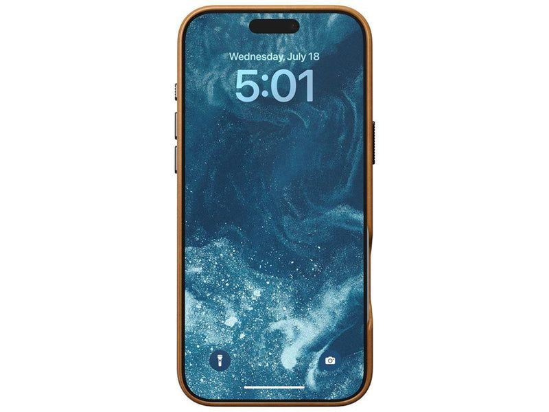 Nomad Traditional Leather case english Tan-C iPhone 16 Pro Max