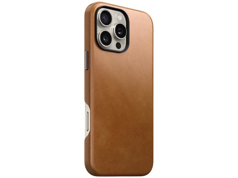 Nomad Traditional Leather case english Tan-C iPhone 16 Pro Max