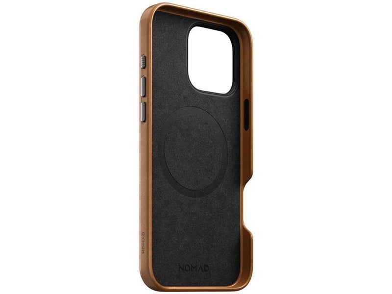 Nomad Traditional Leather case english Tan-C iPhone 16 Pro Max