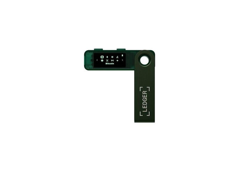 Ledger Nano S Plus Crypto Hardware Wallet - Emerald Green
