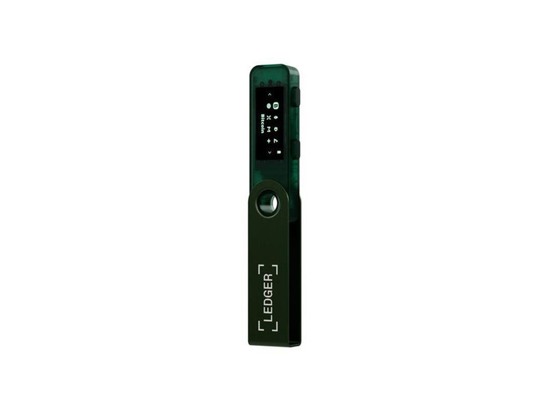 Ledger Nano S Plus Crypto Hardware Wallet - Emerald Green