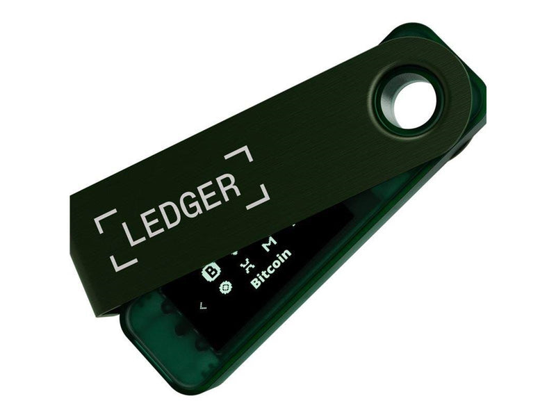 Ledger Nano S Plus Crypto Hardware Wallet - Emerald Green