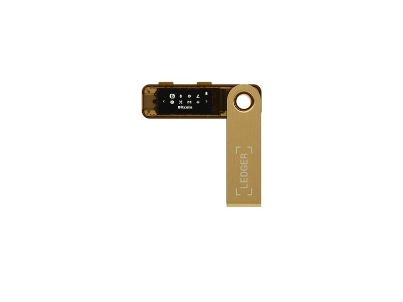 Ledger Nano S Plus Crypto Hardware Wallet - Gold