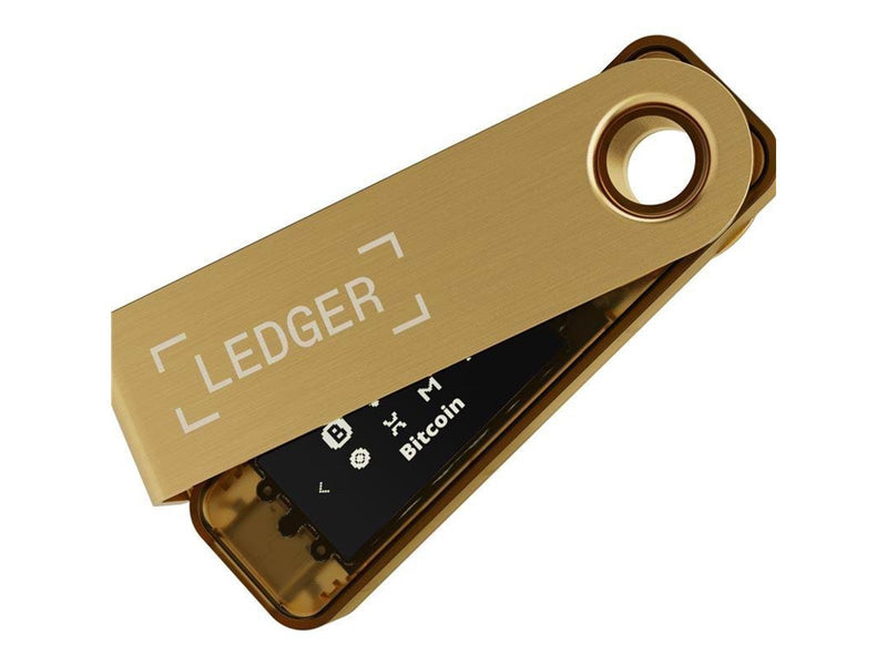 Ledger Nano S Plus Crypto Hardware Wallet - Gold