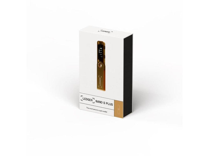 Ledger Nano S Plus Crypto Hardware Wallet - Gold