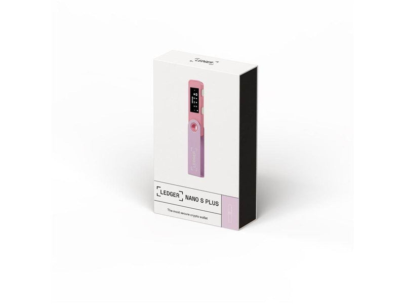 Ledger Nano S Plus Pastel Crypto Hardware Wallet - Pink