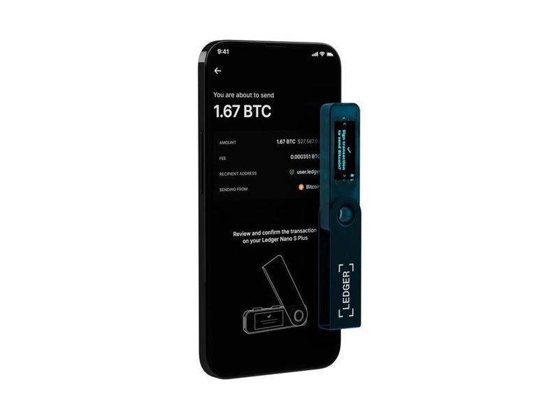 Ledger Nano S Plus Crypto Hardware Wallet - Sapphire Blue