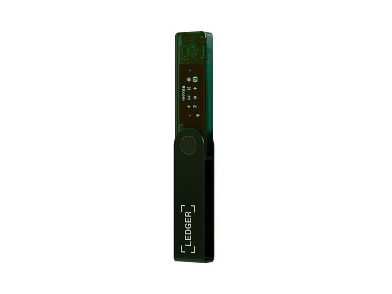 Ledger Nano X Crypto Hardware Wallet - Emerald Green