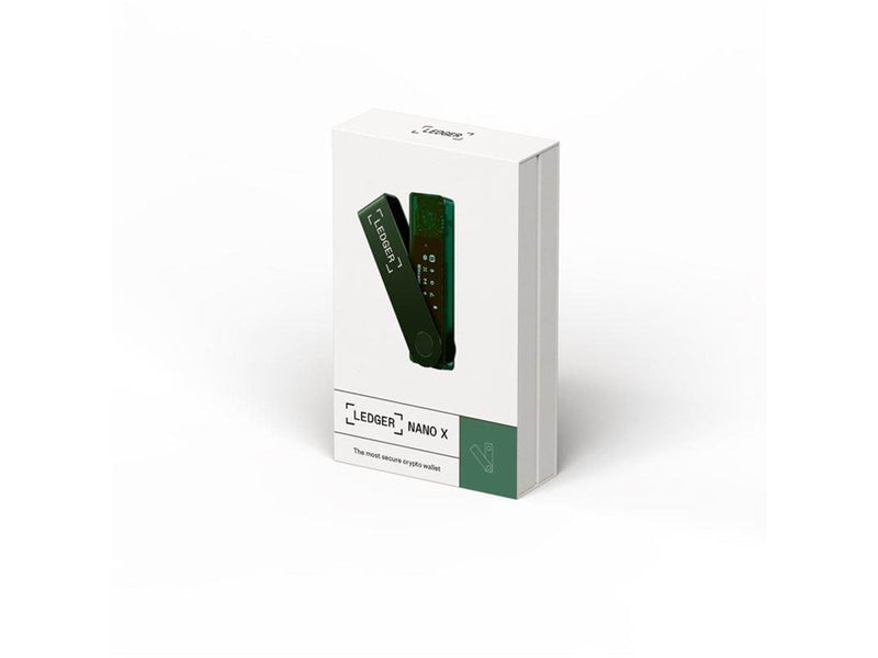 Ledger Nano X Crypto Hardware Wallet - Emerald Green