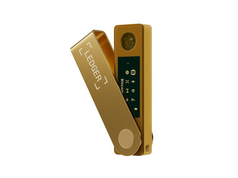Ledger Nano X Crypto Hardware Wallet - Gold
