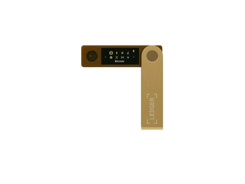 Ledger Nano X Crypto Hardware Wallet - Gold