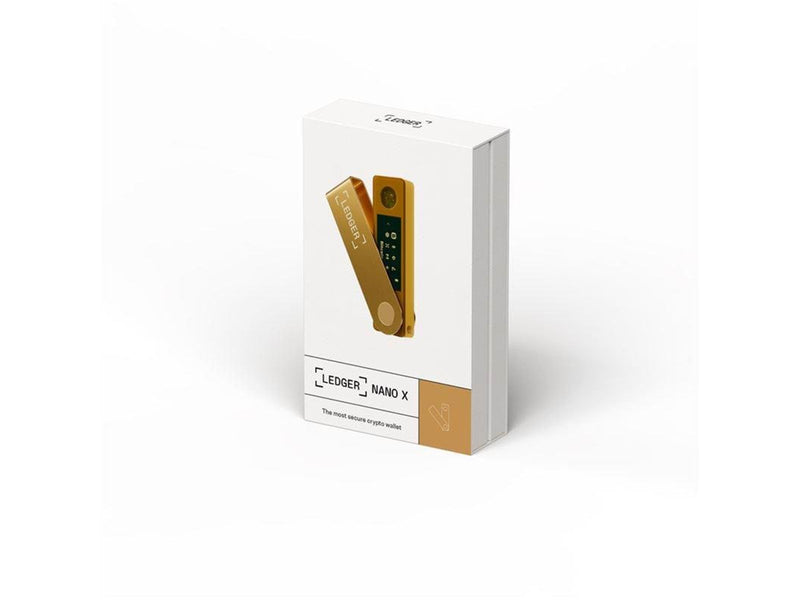 Ledger Nano X Crypto Hardware Wallet - Gold