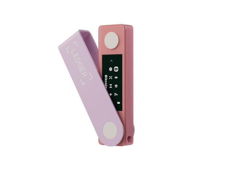 Ledger Nano X Crypto Hardware Wallet - Pastel Pink