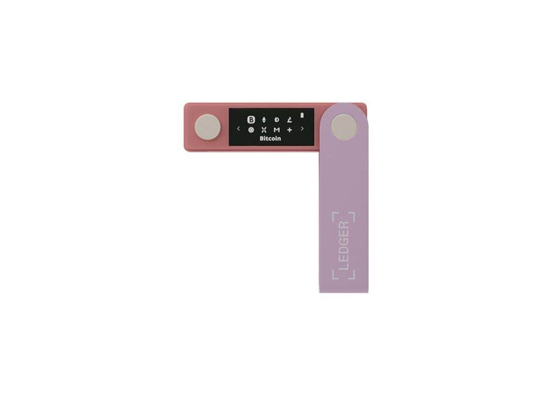 Ledger Nano X Crypto Hardware Wallet - Pastel Pink