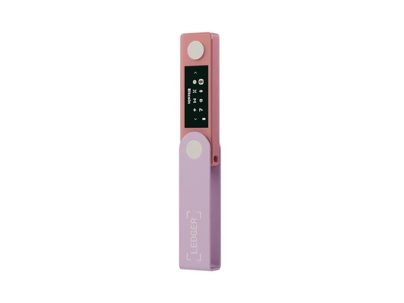 Ledger Nano X Crypto Hardware Wallet - Pastel Pink