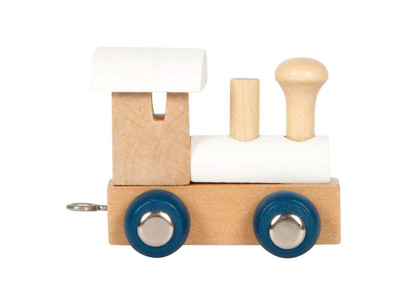 Small Foot - Wooden Letter Train Polar - Locomotive White