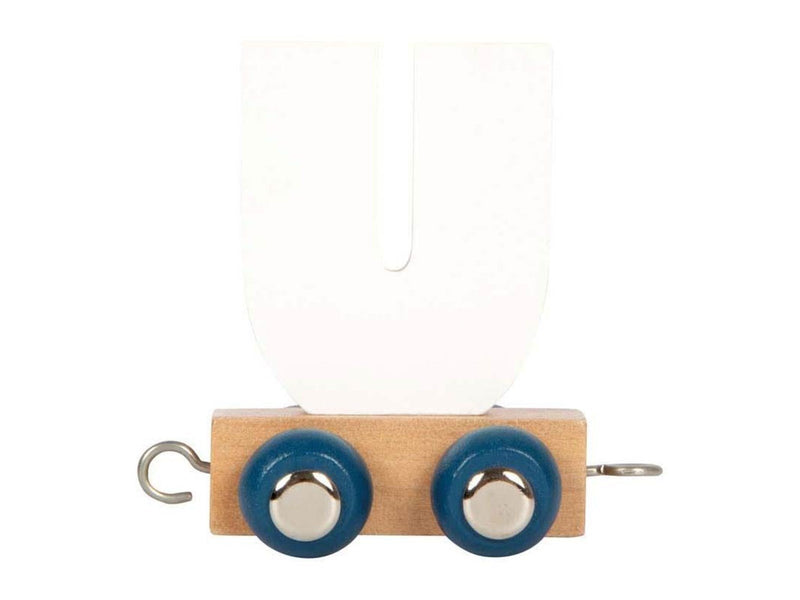 Small Foot - Wooden Letter Train Polar - U