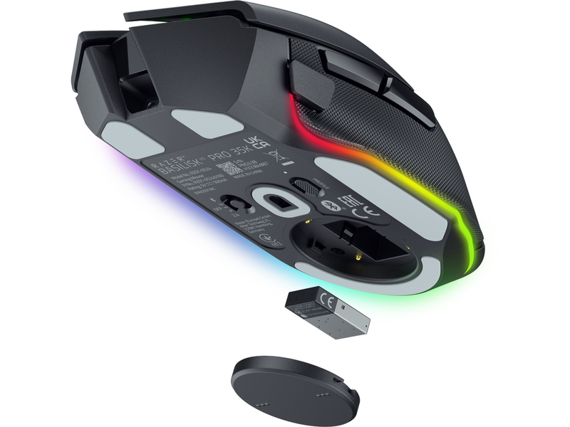 Razer Basilisk V3 Pro 35K - Gaming Maus (Schwarz mit RGB)
