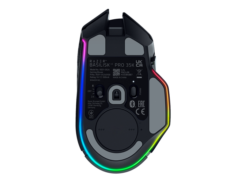 Razer Basilisk V3 Pro 35K - Gaming Maus (Schwarz mit RGB)