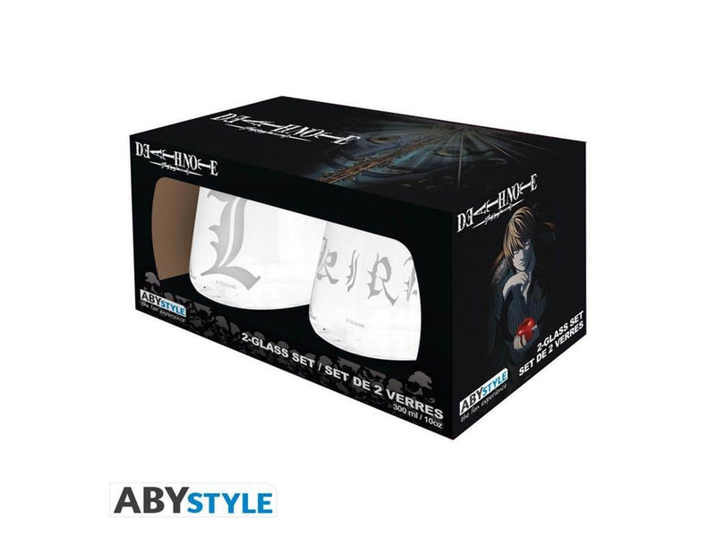ABYstyle - DEATH NOTE 2 Glass Set Kira & L - Glas