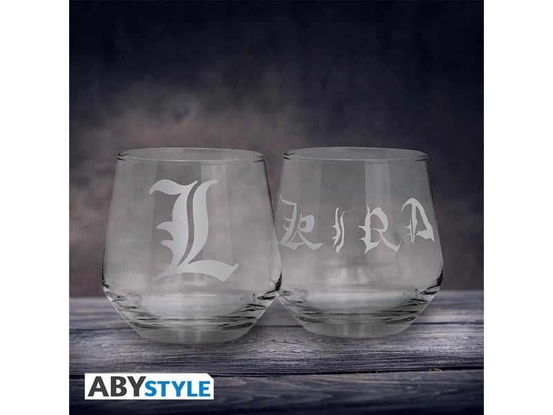 ABYstyle - DEATH NOTE 2 Glass Set Kira & L - Glas