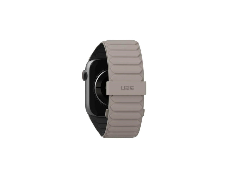 UAG Pathfinder Silicone Strap for Apple Watch - Black/Titanium - 44/45/46/49mm