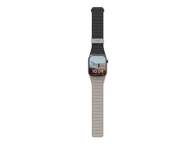 UAG Pathfinder Silicone Strap for Apple Watch - Black/Titanium - 44/45/46/49mm
