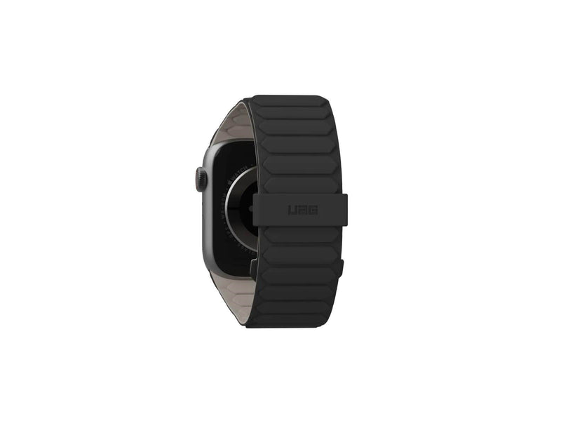 UAG Pathfinder Silicone Strap for Apple Watch - Black/Titanium - 44/45/46/49mm