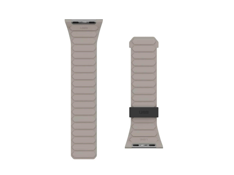 UAG Pathfinder Silicone Strap for Apple Watch - Black/Titanium - 44/45/46/49mm