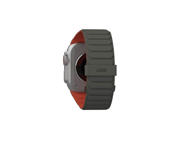 UAG Pathfinder Silicone Strap for Apple Watch - Olive/Rust - 44/45/46/49mm