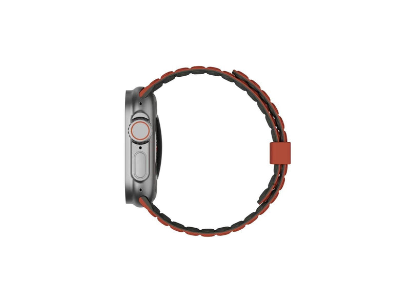 UAG Pathfinder Silicone Strap for Apple Watch - Olive/Rust - 44/45/46/49mm