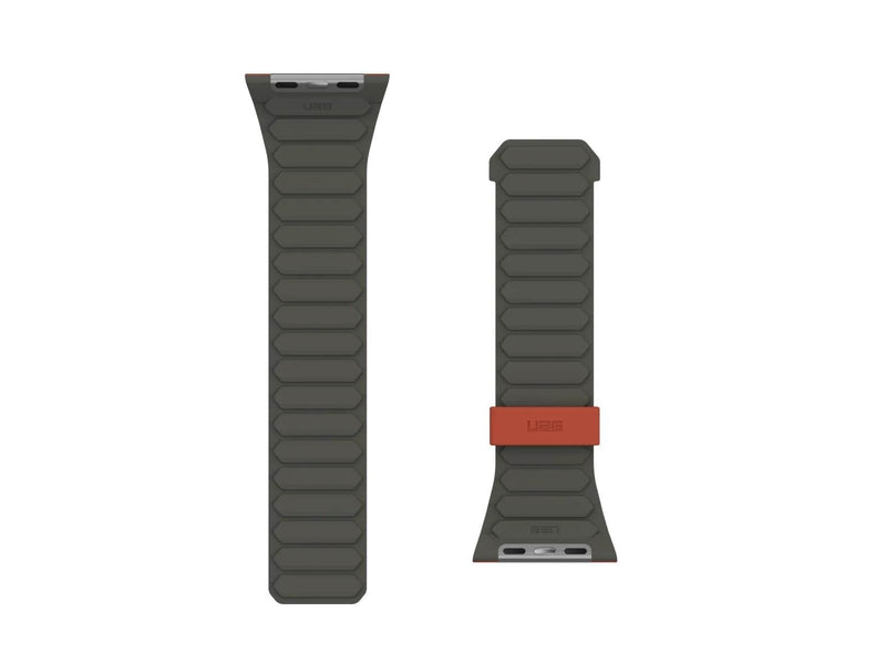 UAG Pathfinder Silicone Strap for Apple Watch - Olive/Rust - 44/45/46/49mm