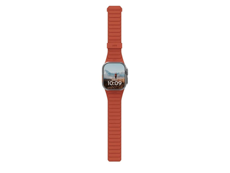 UAG Pathfinder Silicone Strap for Apple Watch - Olive/Rust - 44/45/46/49mm