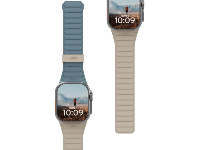 UAG Pathfinder Silicone Strap for Apple Watch - Dune/Cloud Blue - 44/45/46/49mm
