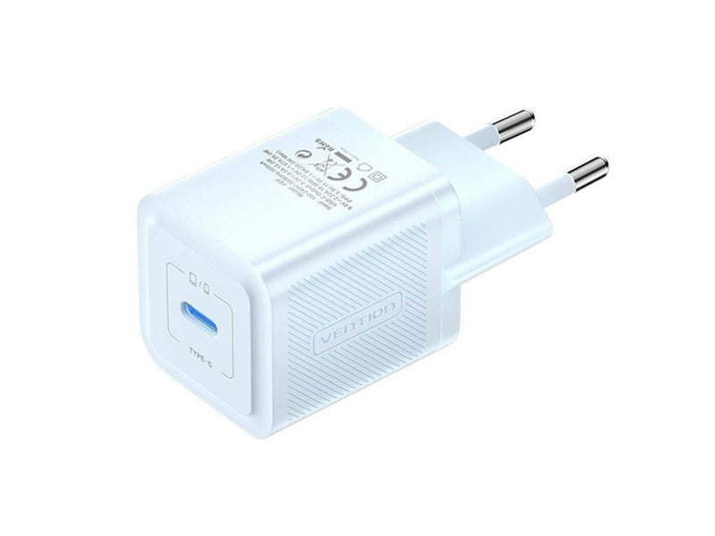 Vention Wall charger FEPL0-EU USB-C 20W GaN (blue)