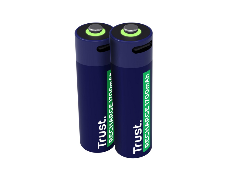 Trust 2 x AA USB-C Rechargeable