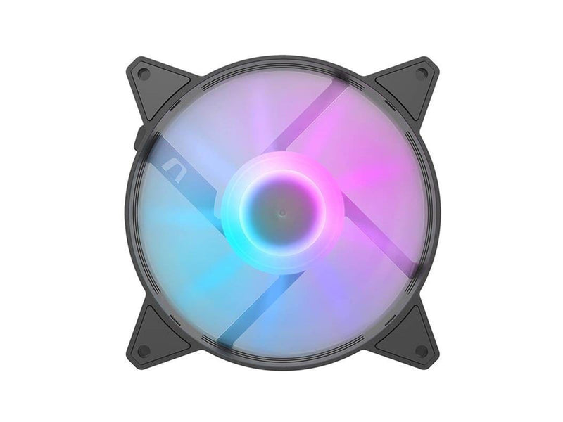 Darkflash Computer Fan Set C6 RGB 3in1 120x120 (black) - Gehäuselüfter - 120mm - Schwarz - 20 dBA