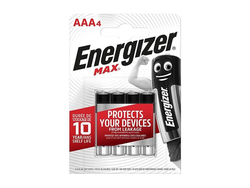 Energizer MAX –  4 X AAA
