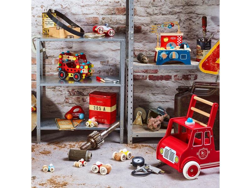 Vilac Push-Along Trolley Fire Truck