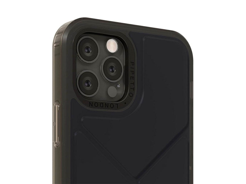 Pipetto Origami Snap for iPhone 12 Pro Max - Black